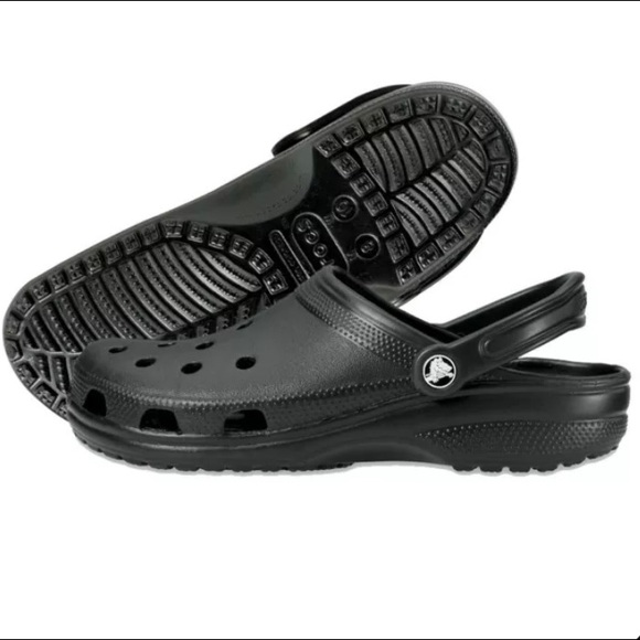 Crocs Womens Black Platform Crocs Size 9 - Picture 1 of 2